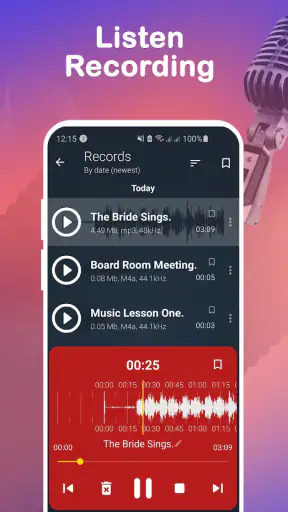 Gravador de Voz e Notas de Voz screenshot