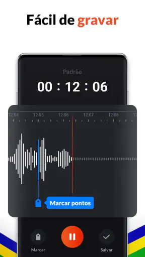 Gravador de Voz - Gravar Áudio screenshot