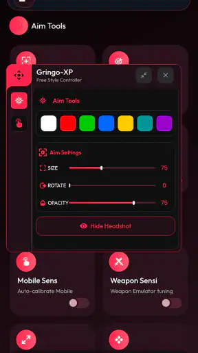 Gringo XP Freestyle Panel FF screenshot
