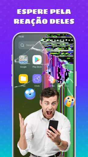 Haha Screen. Tela Quebrada screenshot