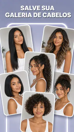 Hairisi: Cabelo IA e Cor screenshot