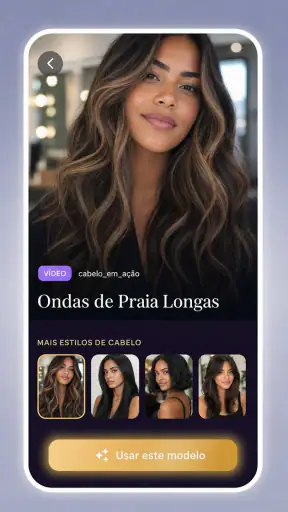Hairisi: Cabelo IA e Cor screenshot