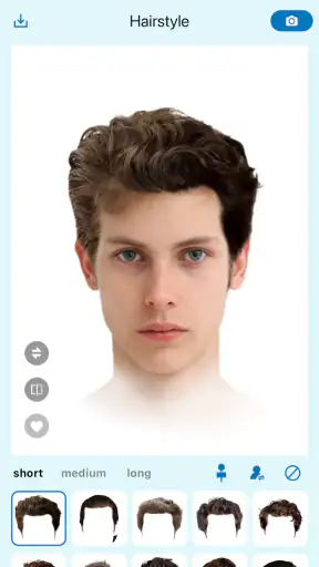 Hairstyle Try On: Mudar Cabelo screenshot