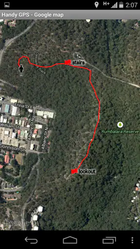 Handy GPS screenshot