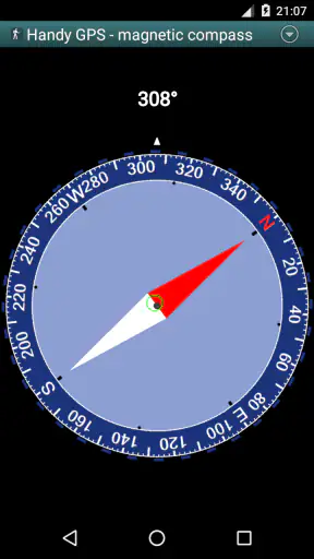 Handy GPS screenshot