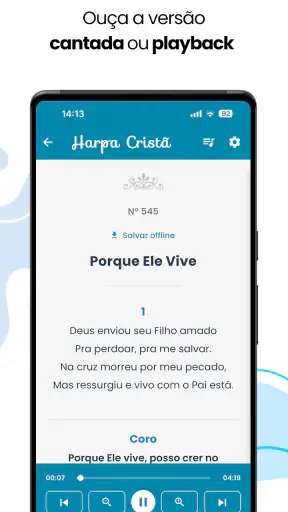 Harpa Cristã Áudio e Playback screenshot