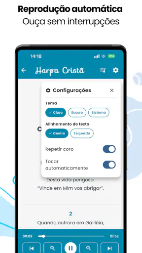 Harpa Cristã Áudio e Playback screenshot