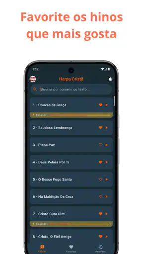 Harpa Cristã: letra e áudio screenshot