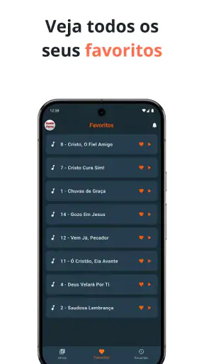 Harpa Cristã: letra e áudio screenshot