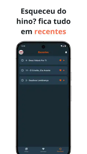 Harpa Cristã: letra e áudio screenshot
