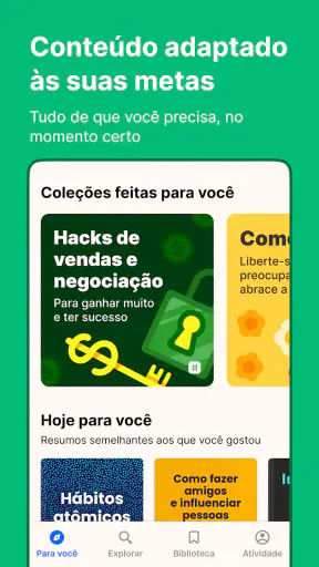 Headway: Resumos de Livros screenshot