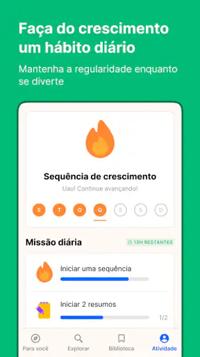 Headway: Resumos de Livros screenshot