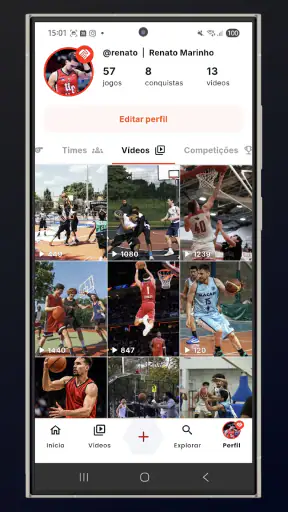 Hexagon sports screenshot