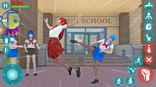 High School Anime Simulator 3D screenshot