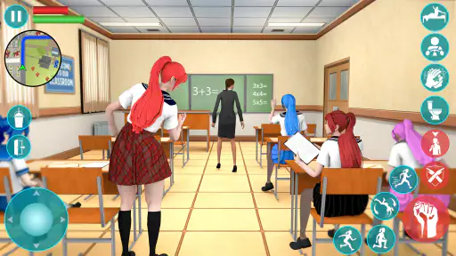 High School Anime Simulator 3D screenshot