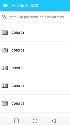 Hinário 5 - CCB screenshot