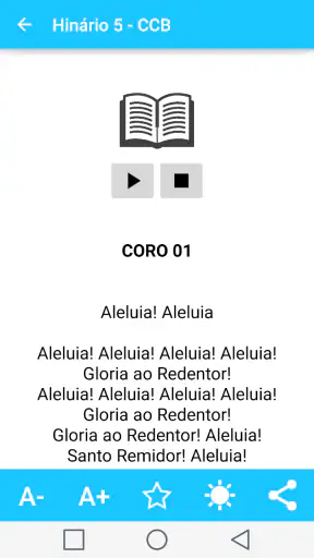 Hinário 5 - CCB screenshot