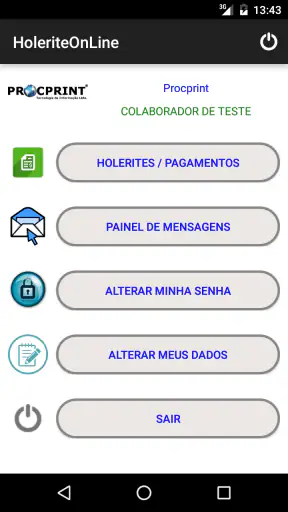 HoleriteOnLine screenshot