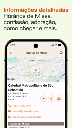 Horários de Missa screenshot