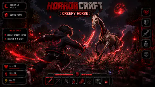 HORRORCRAFT : Creepy Horse screenshot