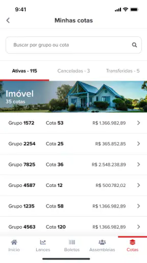 HS Consórcios screenshot