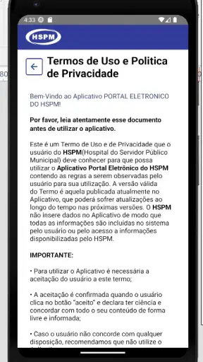 HSPM Saúde screenshot
