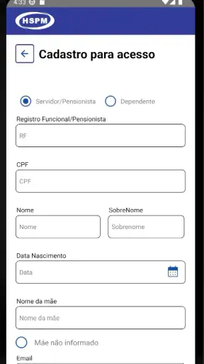 HSPM Saúde screenshot