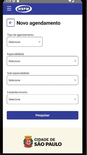 HSPM Saúde screenshot
