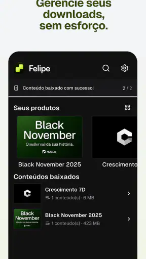 Hubla: acesse seus conteúdos screenshot