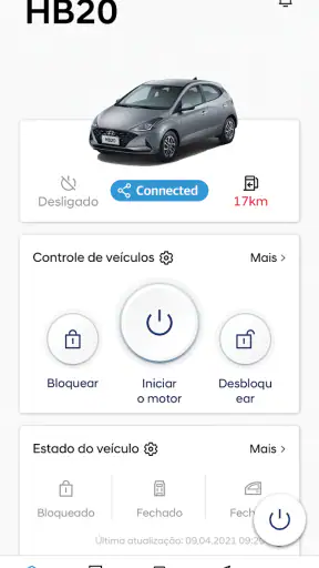 Hyundai Bluelink screenshot