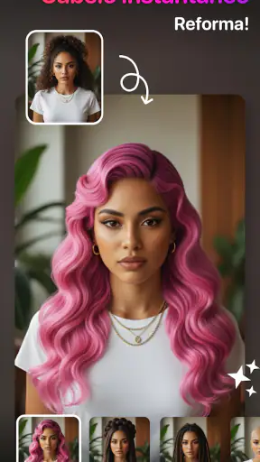 IA Cabelo e Cor de Cabelo screenshot