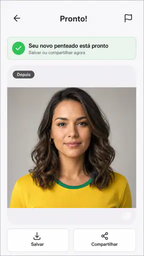 IA Cor de Cabelo e Penteados screenshot
