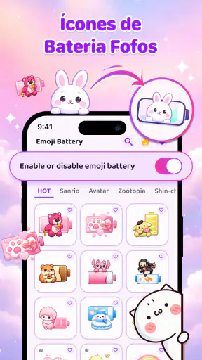 Ícone de Bateria Personalizado screenshot