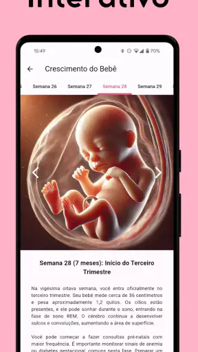 Idade Gestacional (do bebê) screenshot