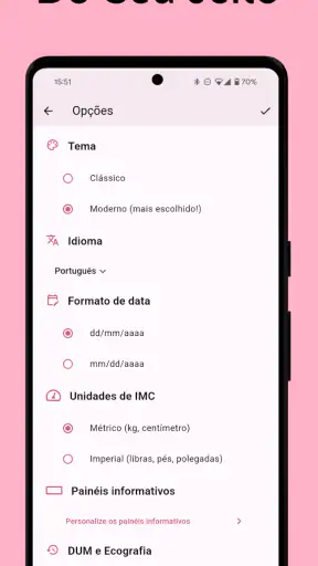 Idade Gestacional (do bebê) screenshot