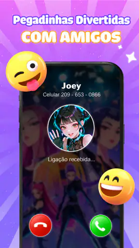 Idol Prank Call - Vídeo e Chat screenshot