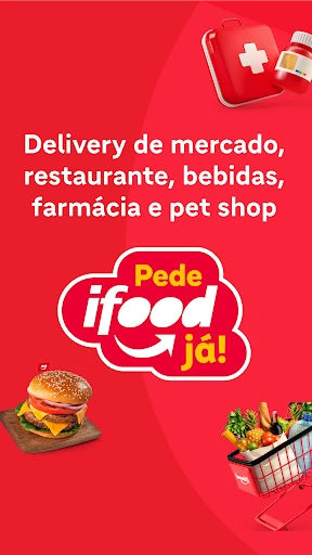 iFood comida e mercado em casa screenshot