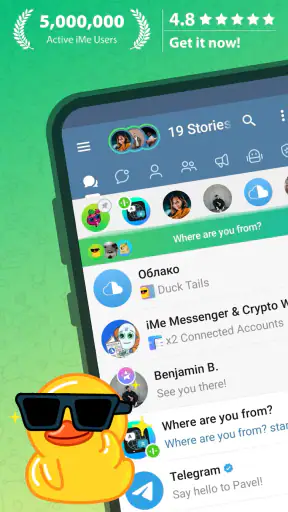 iMe: Telegram AI Mensageiro screenshot