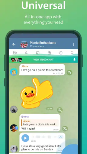 iMe: Telegram AI Mensageiro screenshot