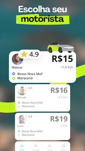 inDrive: Transporte e Entregas screenshot