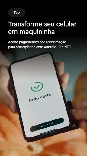 InfinitePay Tap, Conta, Cartão screenshot