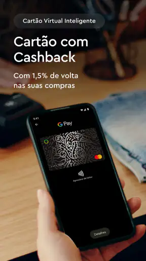 InfinitePay Tap, Conta, Cartão screenshot