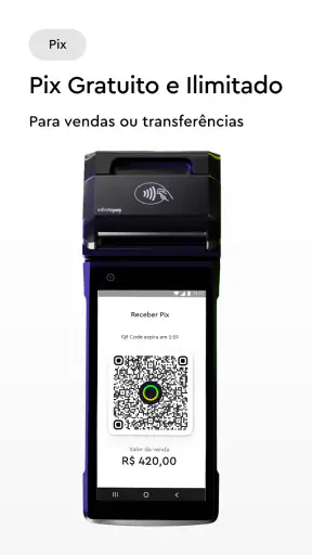 InfinitePay Tap, Conta, Cartão screenshot