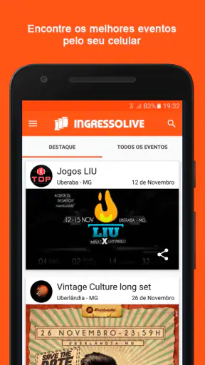 IngressoLive screenshot
