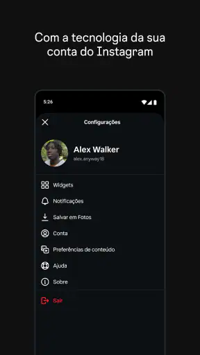 Instants, um app do Instagram screenshot
