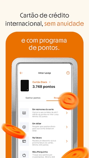 Inter: Conta, Cartão e Pix screenshot