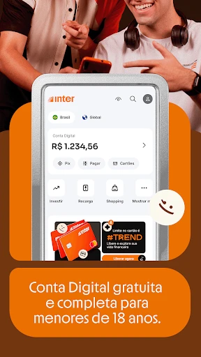 Inter: Conta, Cartão e Pix screenshot