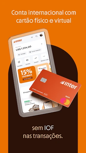 Inter: Conta, Cartão e Pix screenshot