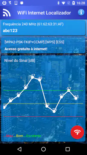 Internet WiFi grátis Finder screenshot