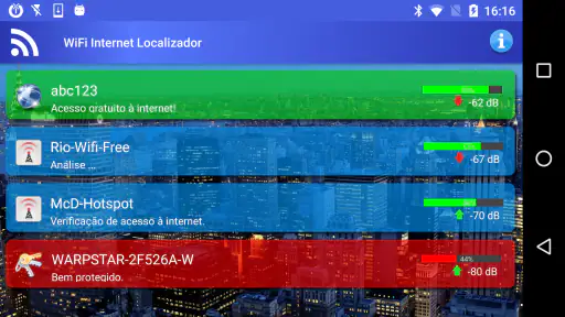 Internet WiFi grátis Finder screenshot